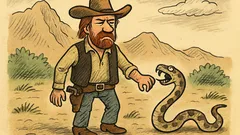 Vtip: Chucka Norrise kousne kobra a...