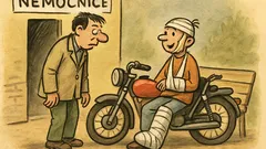 Vtip: „Tati, vyzkoušel jsem tvoji novou motorku…“