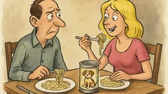 Vtip: Muž se u večeře ptá ženy blondýny