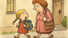 Vtip: Anička jde domů ze školy