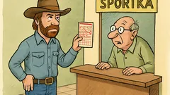 Vtip: Chuck Norris si podal Sportku...
