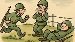 Vtip: Armáda se dělí na tři části