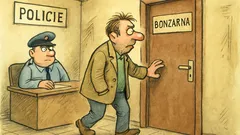 Vtip: Přijde chlápek na policejní stanici bonzovat