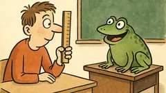 Vtip: Kouká se na mě přes pravítko