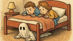 Vtip: Děti se koukají pod postel, když…