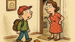 Vtip: Pepíček jde ze školy a uvidí sušenku