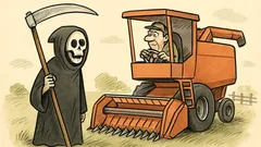 Vtip: Víte, proč má smrtka kosu?