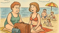 Vtip: Dvě kamarádky si povídají o dovolené