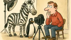 Vtip: Přijde zebra s tučňákem k fotografovi...