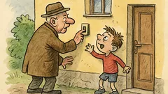 Vtip: Jde dědeček kolem domu a vidí Pepíčka