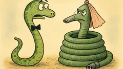 Vtip: Proč se had nechce ženit?