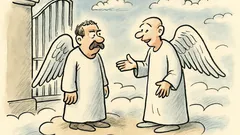 Vtip: Potkají se dvě duše v ráji...