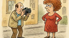 Vtip: Muž ženu prosí: můžu si tě vyfotit?