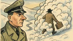 Vtip: Stierlitz sleduje kurýra s lavinou