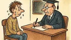 Vtip: Student skládá zkoušku, profesor se ptá…