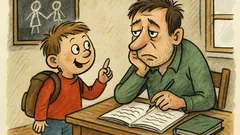 Vtip: Pepíček říká tátovi, že učitelka tvrdí