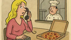 Vtip: Blondýna volá do pizzerie a objednává pizzu