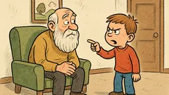 Vtip: Zlobí se Pepíček na dědečka