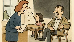 Vtip: "Vaše dcera pořád brebentí," říká učitel