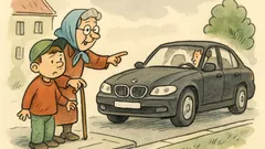 Vtip: Babi ukazuje autíčko a říká brm brm