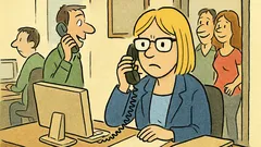 Vtip: On – Můžu ti zítra zavolat do práce?