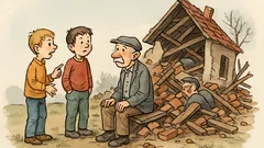 Vtip: hádají se tři kluci o dědu