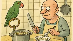 Vtip: Byl jednou papoušek, co miloval kolínka