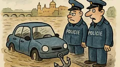 Vtip: V Praze hlásí policie během záplav