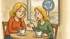 Vtip: Sedí dvě blondýnky v kavárně a