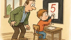 Vtip: Ptá se otec syna, co gumuje