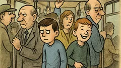 Vtip: Jedou dva chlapci v nacpaném autobuse