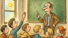 Vtip: Přijde učitel do třídy a říká…