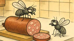 Vtip: Dvě mouchy si povídají o bydlení