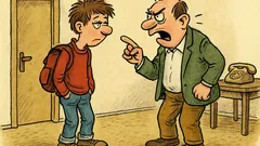 Vtip: Zlobí se tatínek na Jakuba...