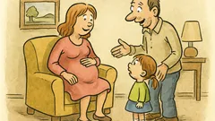 Vtip: Máma je těhotná a Káťa se ptá