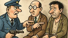 Vtip: Policajt se ptá tlumočníka, kde peníze