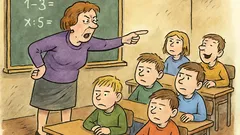 Vtip: Učitelka hubuje žáky – jestli se nezlepšíte...