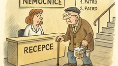 Vtip: Přijde starý pán do nemocnice