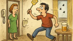 Vtip: Přijde manželka domů a ptá se