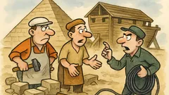 Vtip: Hádají se kameník, tesař a elektrikář