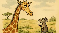 Vtip: Potká se žirafa s myškou v baru