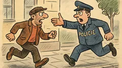 Vtip: Policista běží za zlodějem a křičí