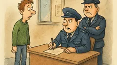 Vtip: Dva bratři jdou dělat přijímačky k policii