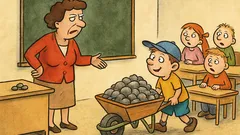 Vtip: Paní učitelka říká: Každý, kdo řekne