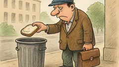 Vtip: Pepa jde do práce, koukne na svačinu