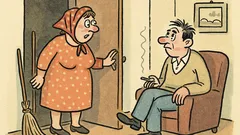 Vtip: Volá manželka od dveří na manžela…