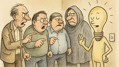 Vtip: Hádají se Wikipedia, Google a Facebook…