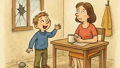 Vtip: Přijde Pepíček ze školy a říká