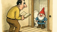 Vtip: Beru knížku a jdu na hajzlík