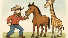 Vtip: Chuck Norris kopl koně do brady...